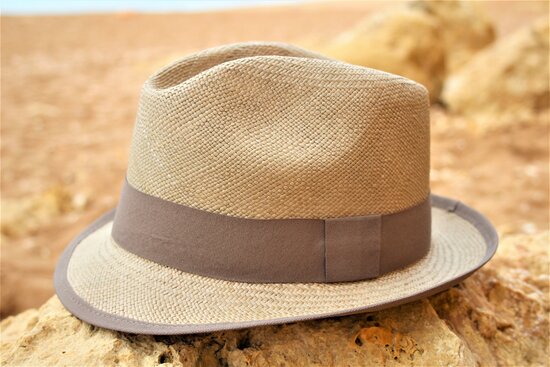 Panama Hat Aguacate Gris