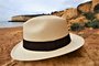 Panama Hat Fedora Natural (wide edge)_